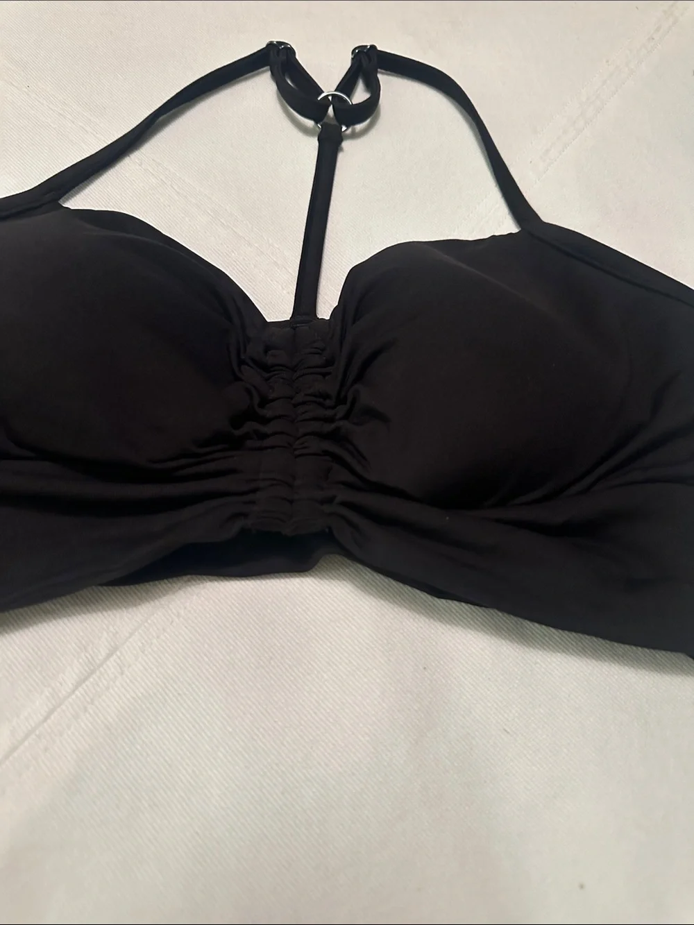 MICHI Palma Longline Sports Bra in Black